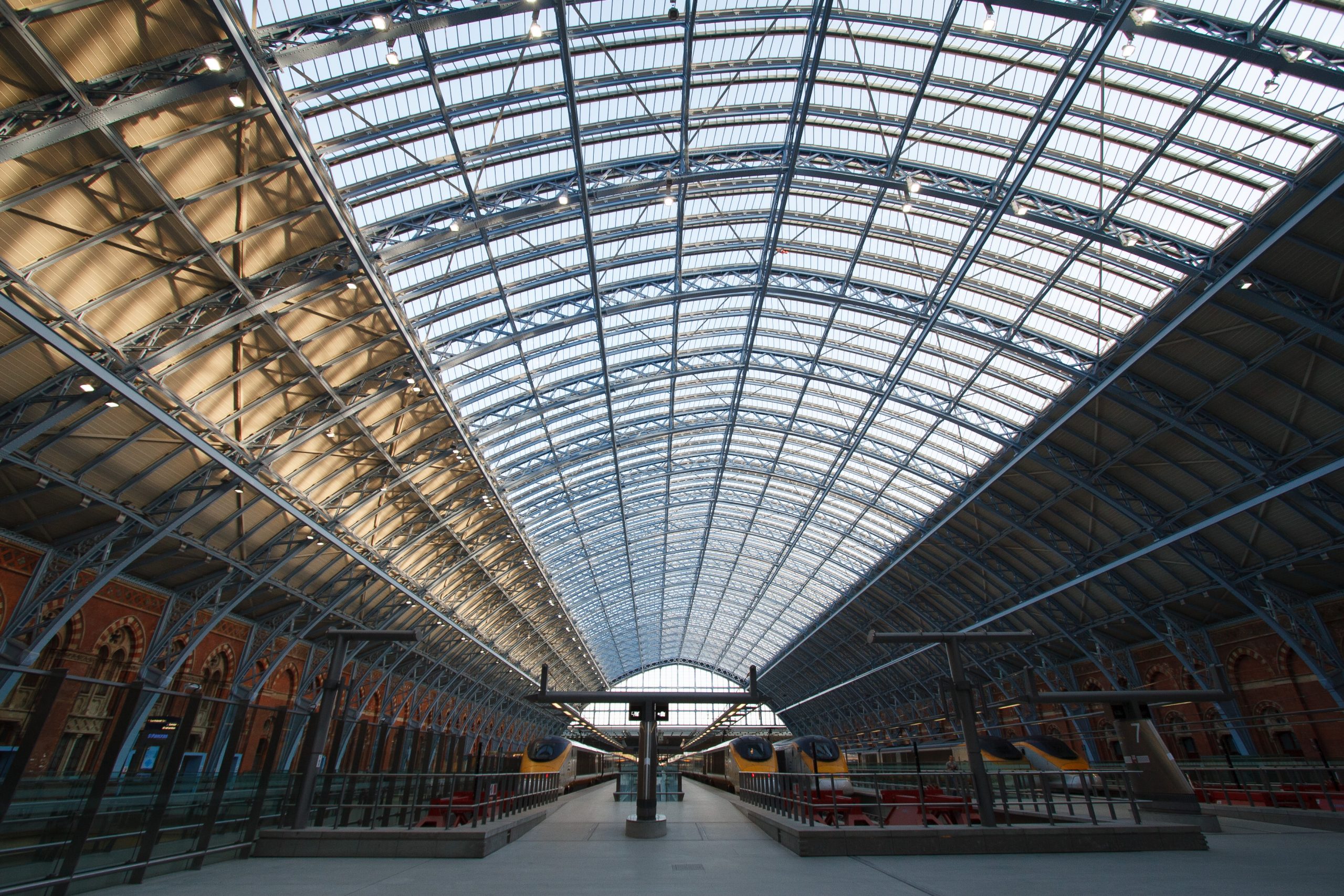 St Pancras International Station - London -  - England
