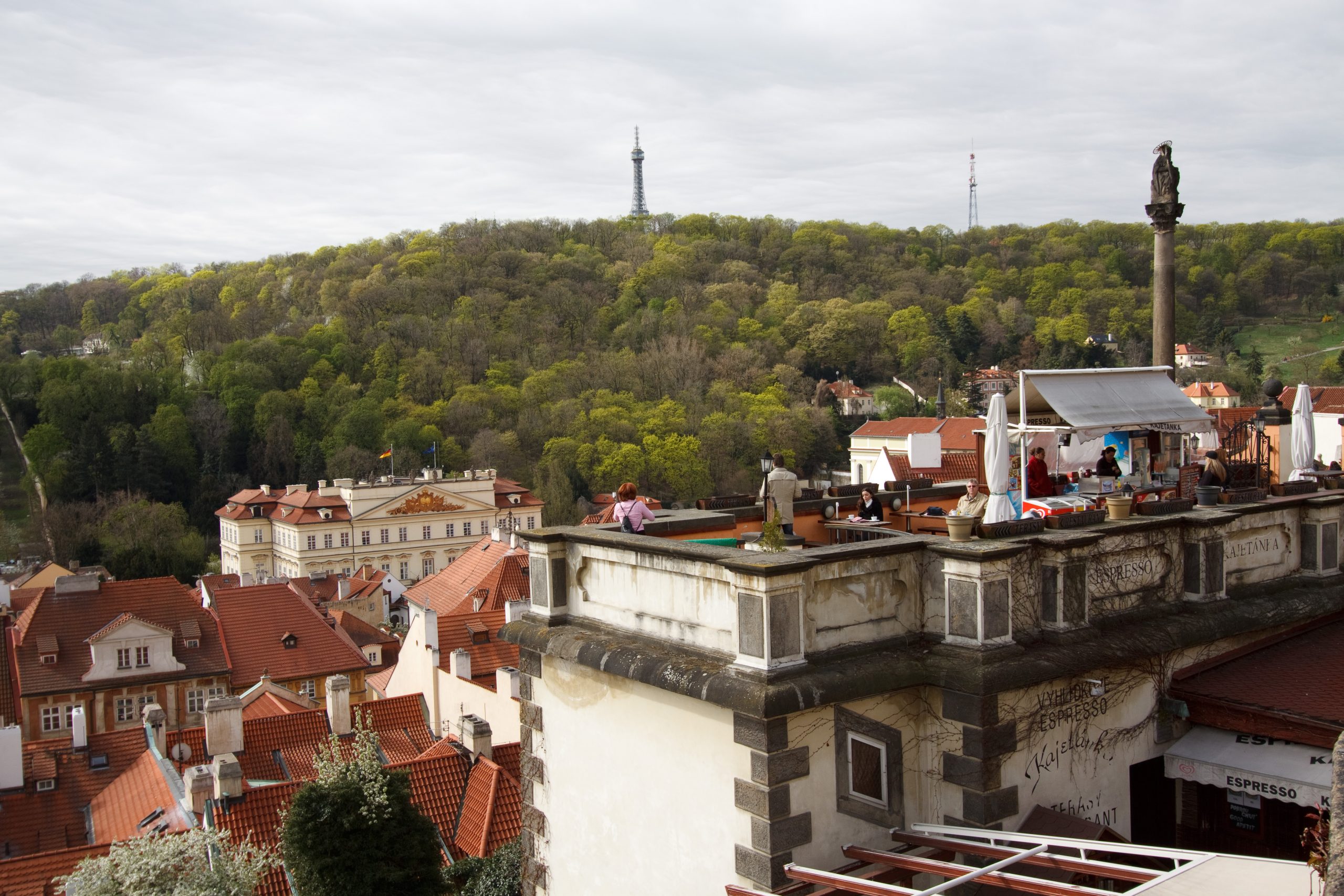 Petrin Hill from Prague Castle - Prague -  - Czech Republic