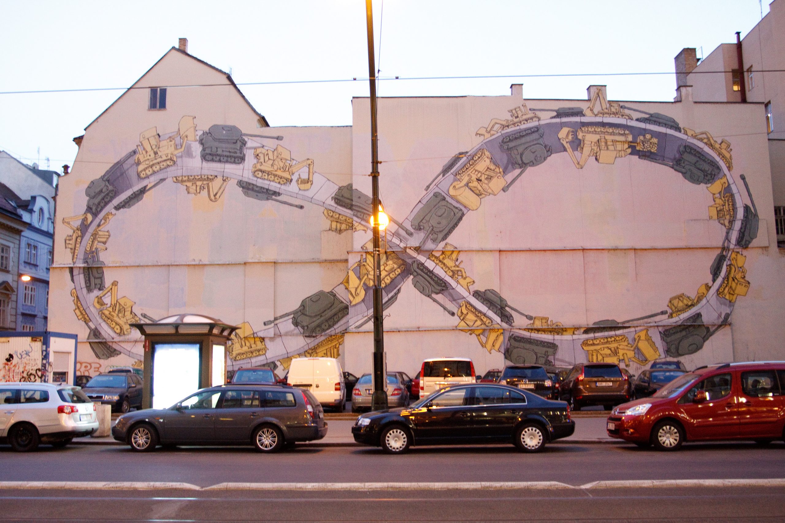 Narodni - location of the start of the Velvet Revolution - Prague -  - Czech Republic