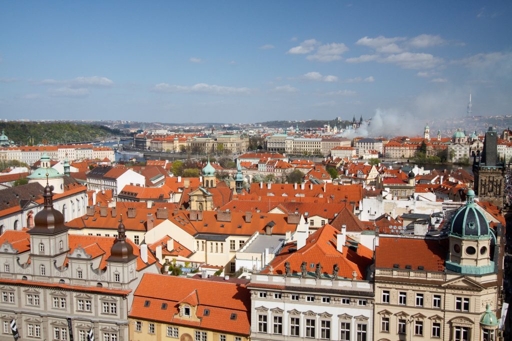 View from St Nicholas Church tower - Prague -  - Czech Republic