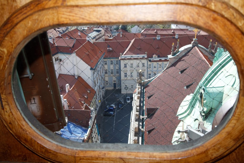 State Secret Police lookout post, St Nicholas Church tower - Prague -  - Czech Republic