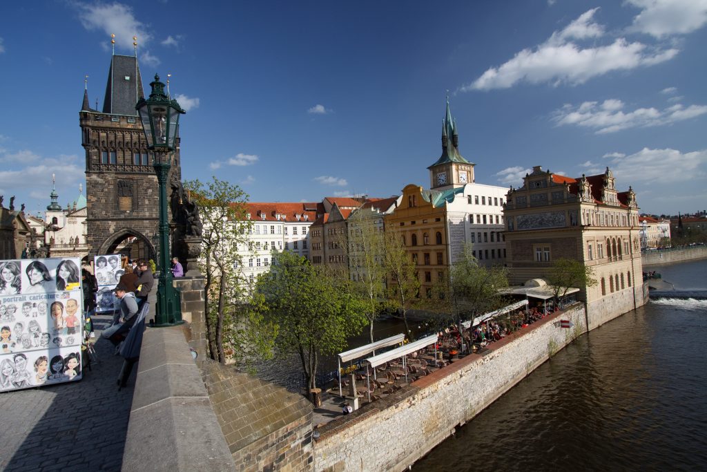 View from Charles Bridge - Prague -  - Czech Republic