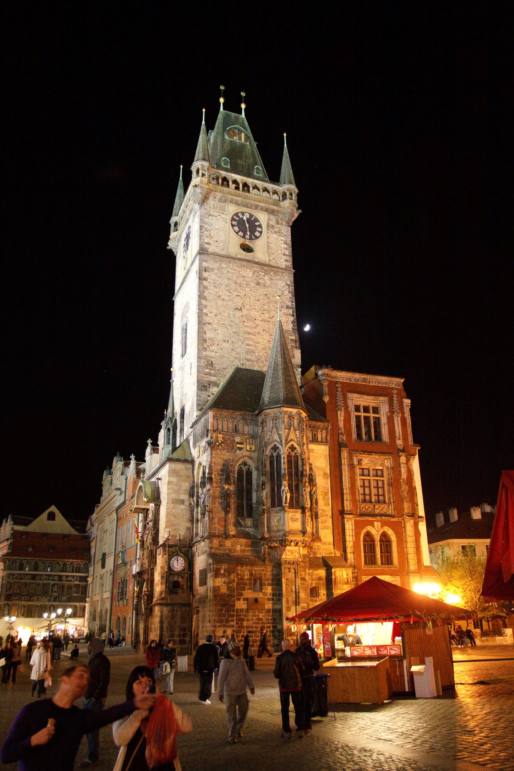 Old Town Hall at night - Prague -  - Czech Republic