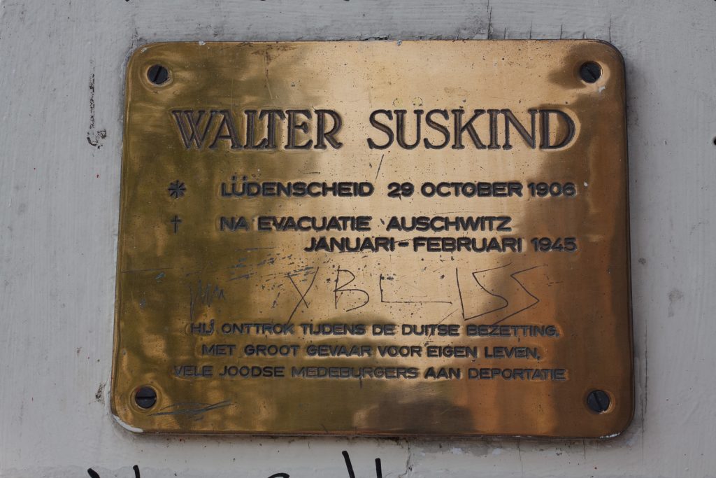 Walter Suskind Plaque - Amsterdam -  - Netherlands