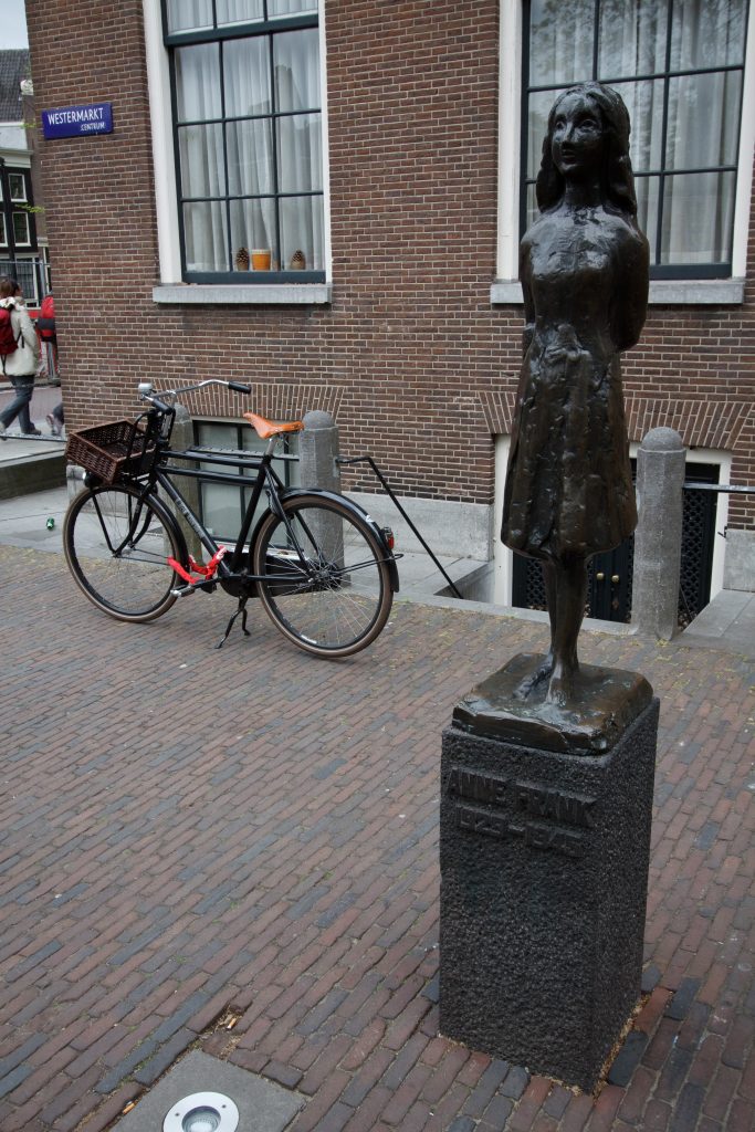 Anne Frank statue - Amsterdam -  - Netherlands