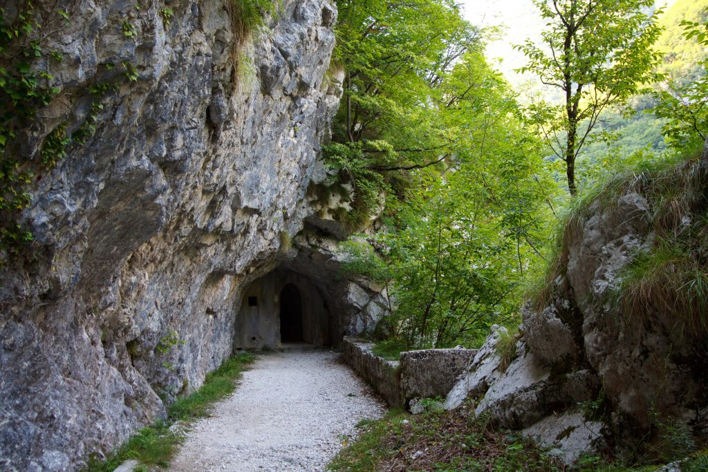 Tunnel entrance to Fort Herman - Bovec -  - Slovenia