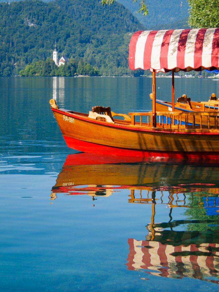 Pletna boats on Lake Bled - Bled -  - Slovenia
