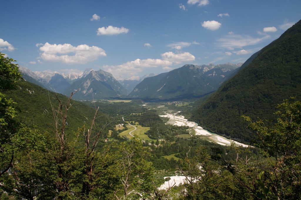 View from near Slap Boka - Zaga -  - Slovenia