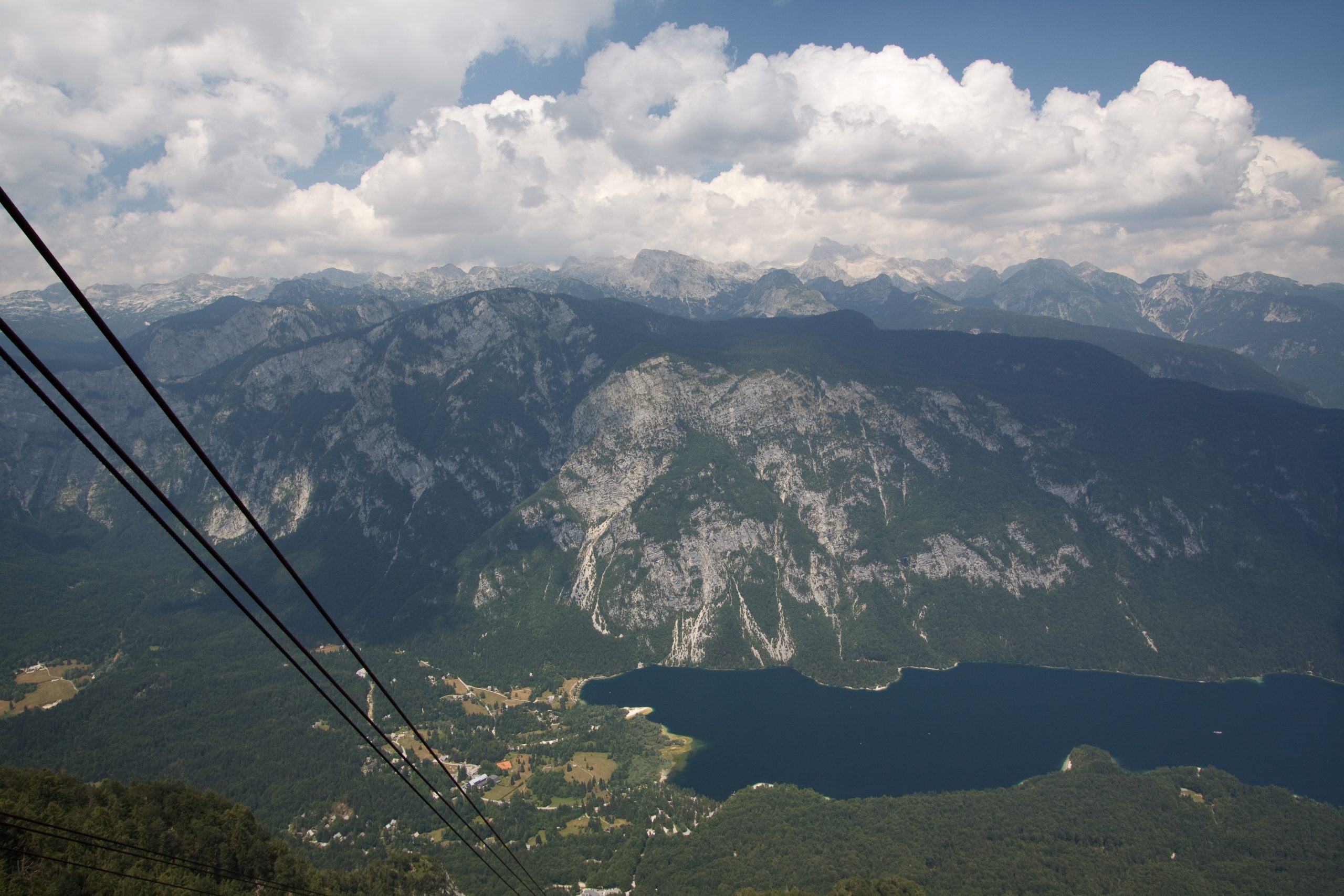 Lake Bohinj from Vogel ski station - Vogel -  - Slovenia