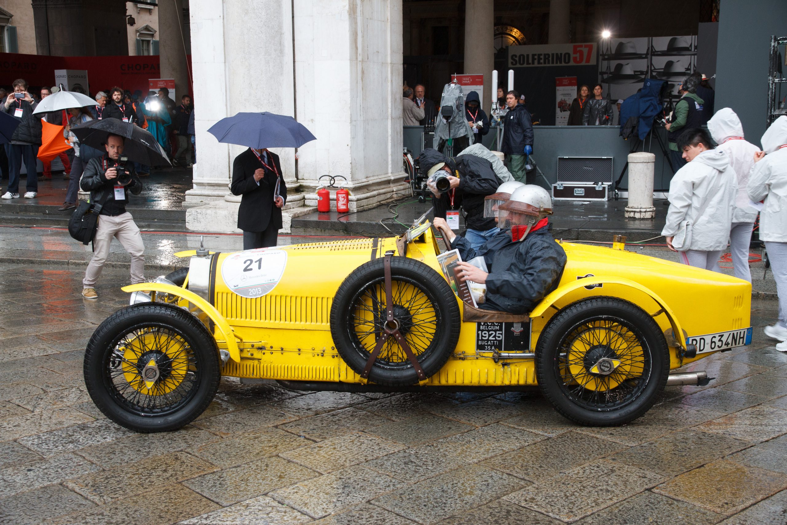 Mille Miglia cars - Brescia - Lombardy - Italy