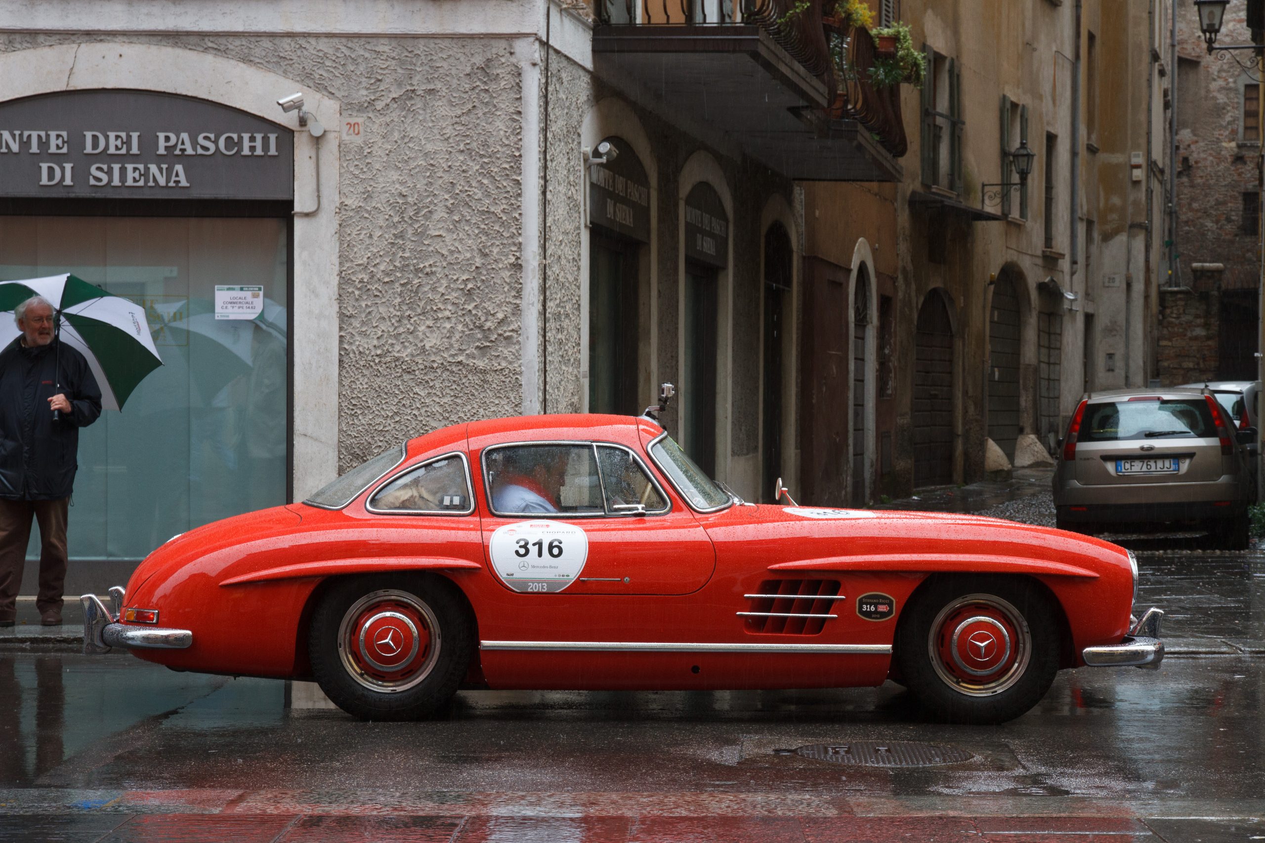 Mille Miglia cars - Brescia - Lombardy - Italy
