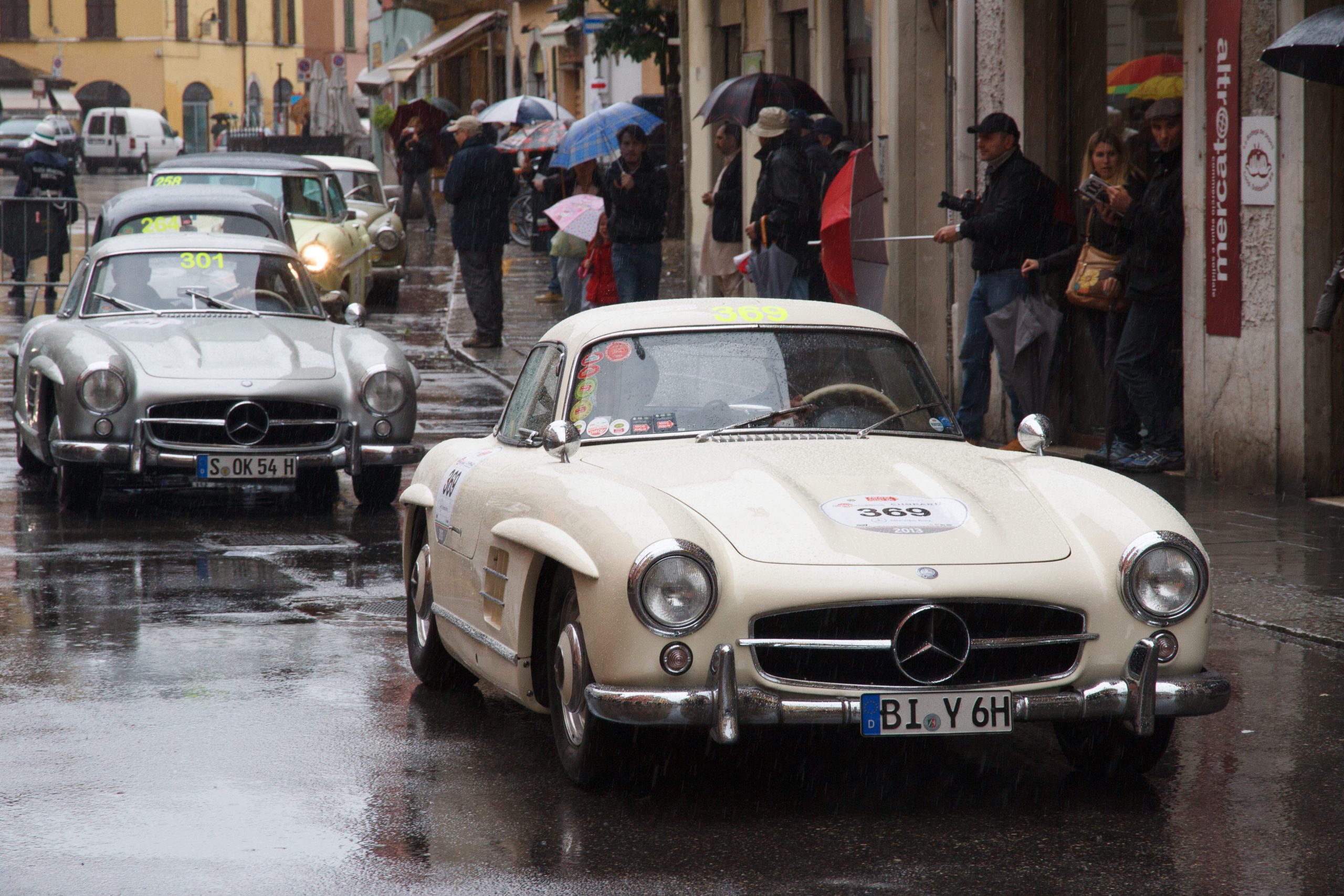 Mille Miglia cars - Brescia - Lombardy - Italy