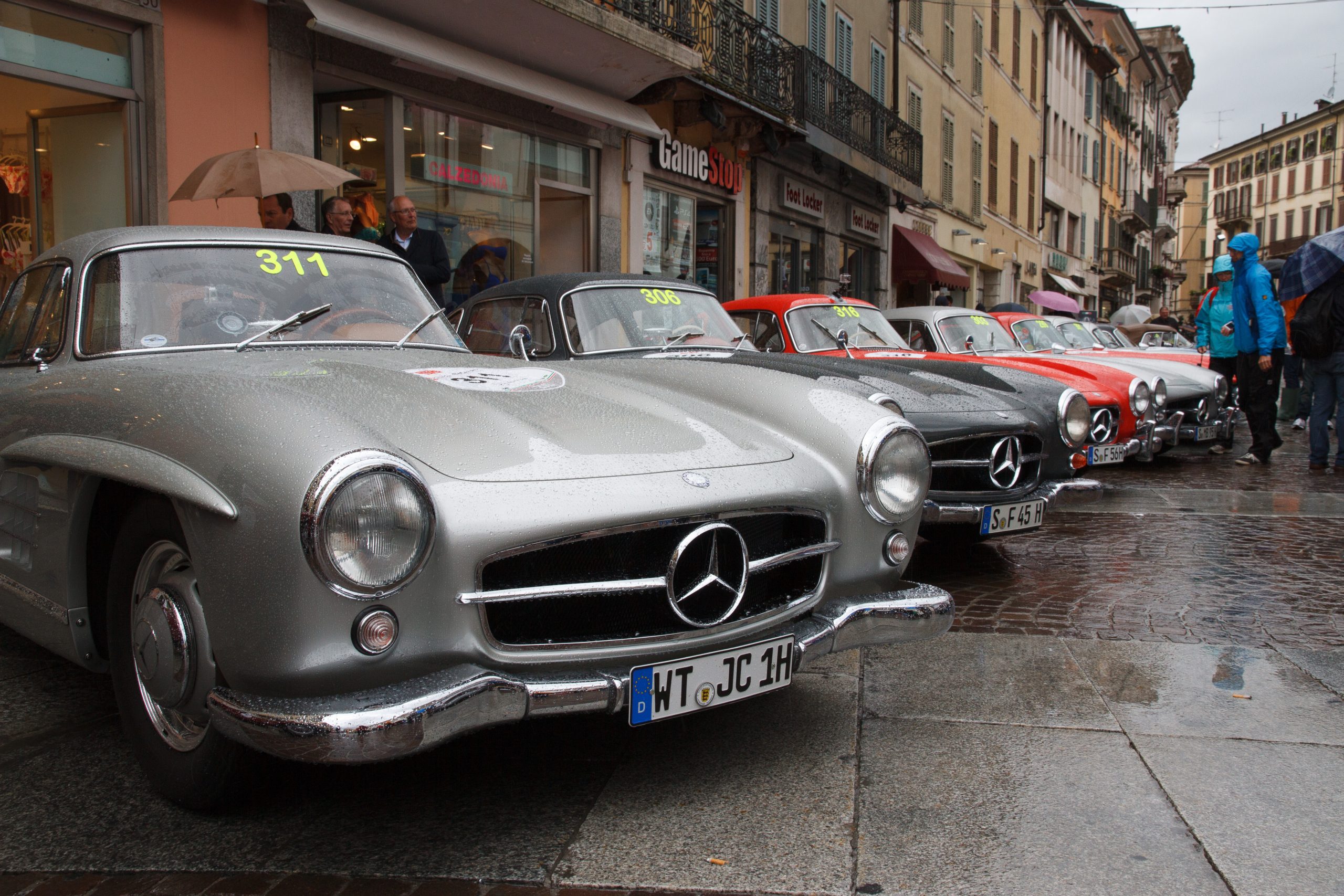 Mille Miglia cars - Brescia - Lombardy - Italy