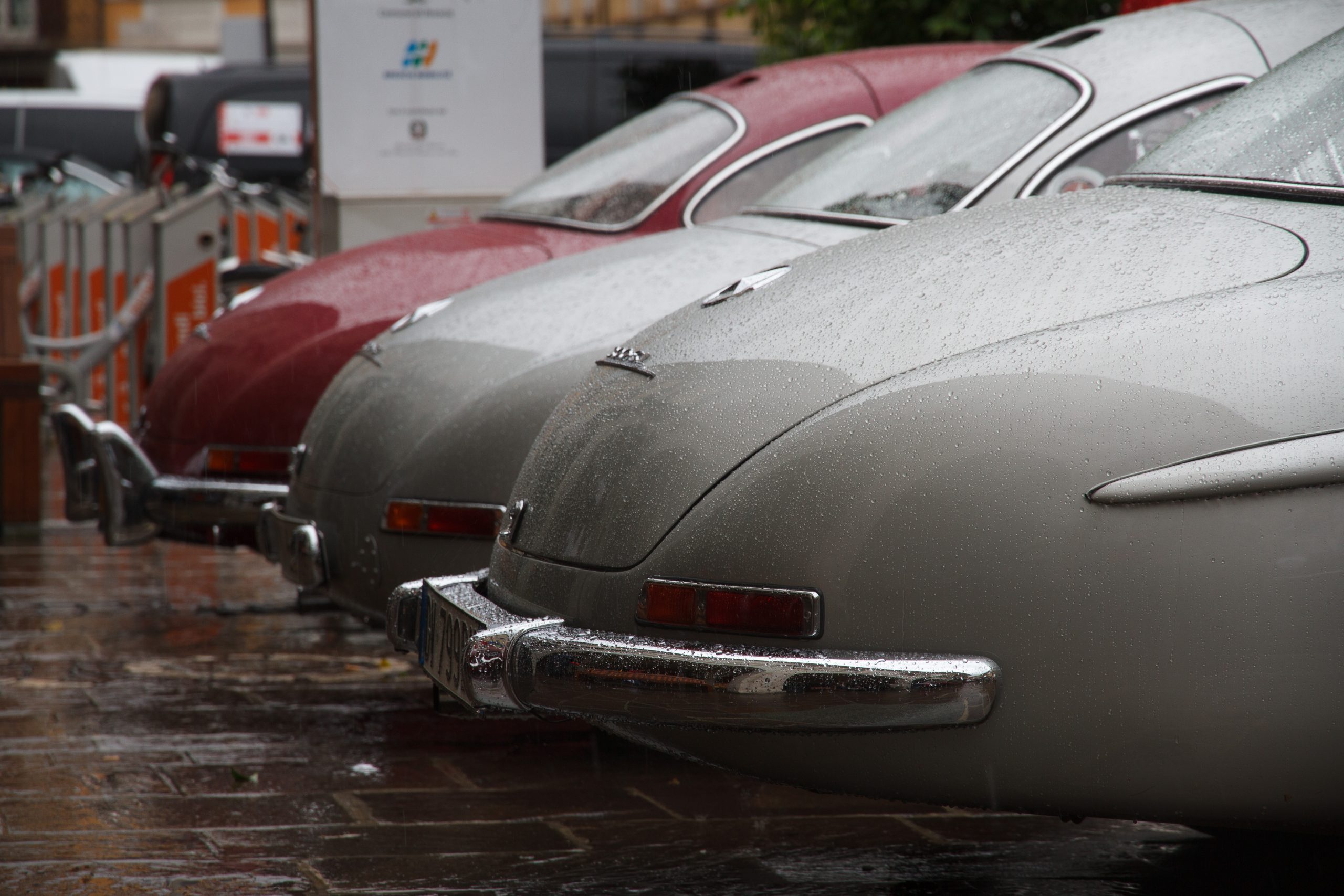 Mille Miglia cars - Brescia - Lombardy - Italy
