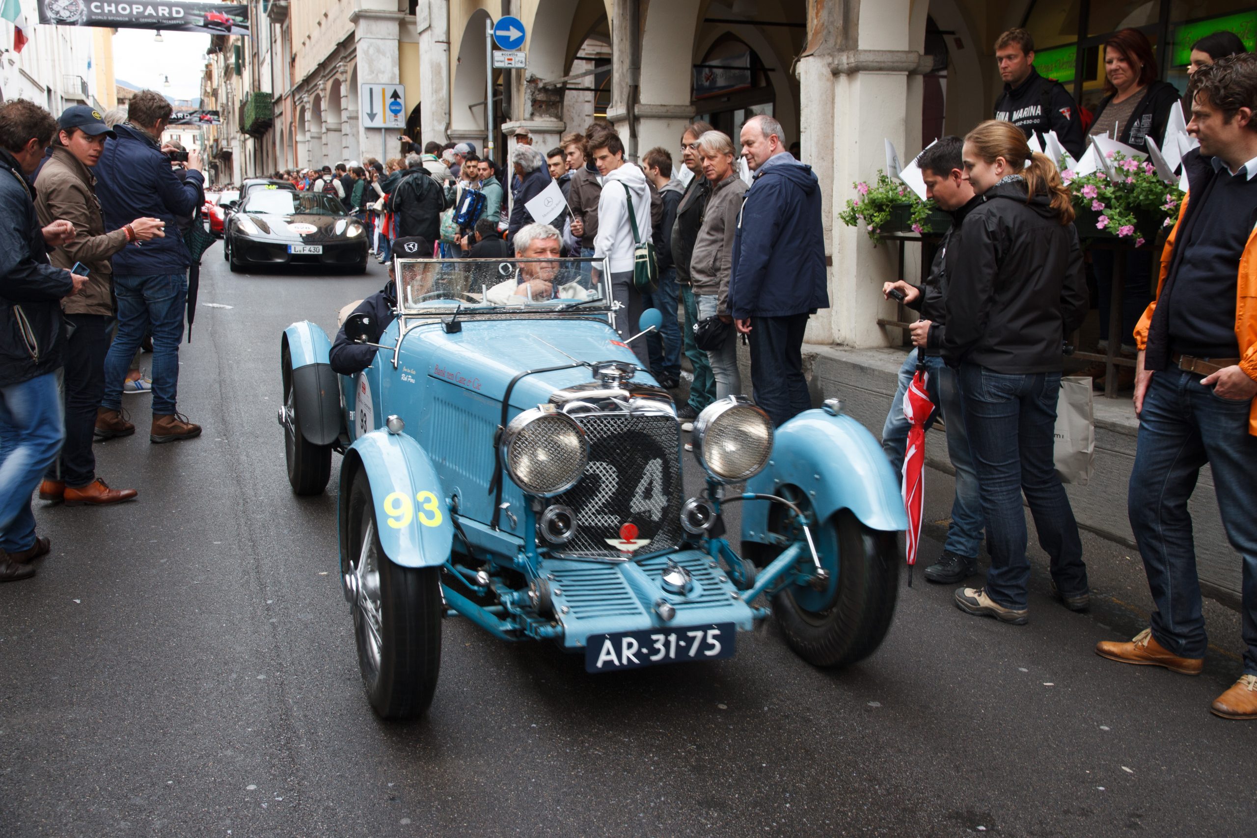 Mille Miglia cars - Brescia - Lombardy - Italy