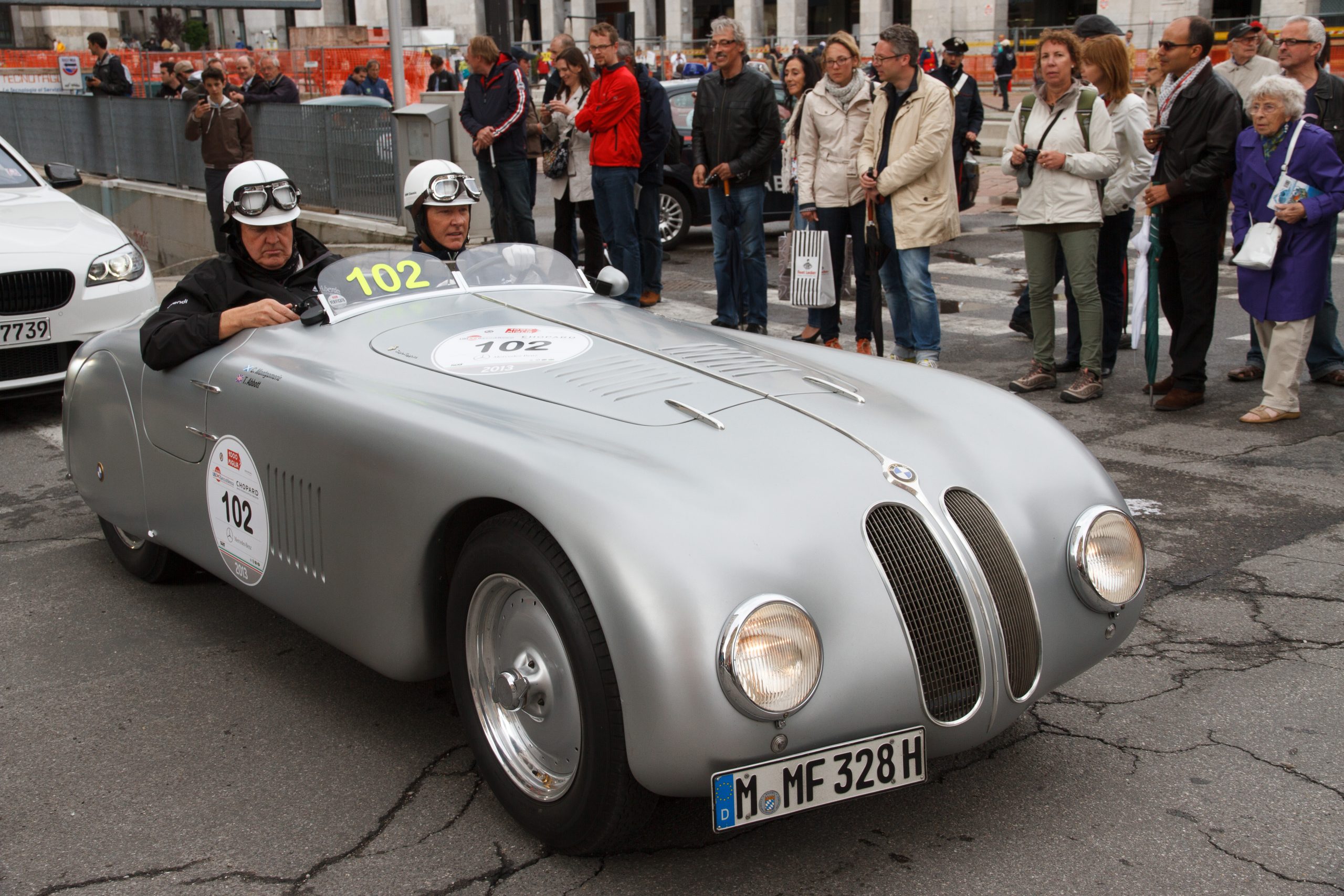 Mille Miglia cars - Brescia - Lombardy - Italy