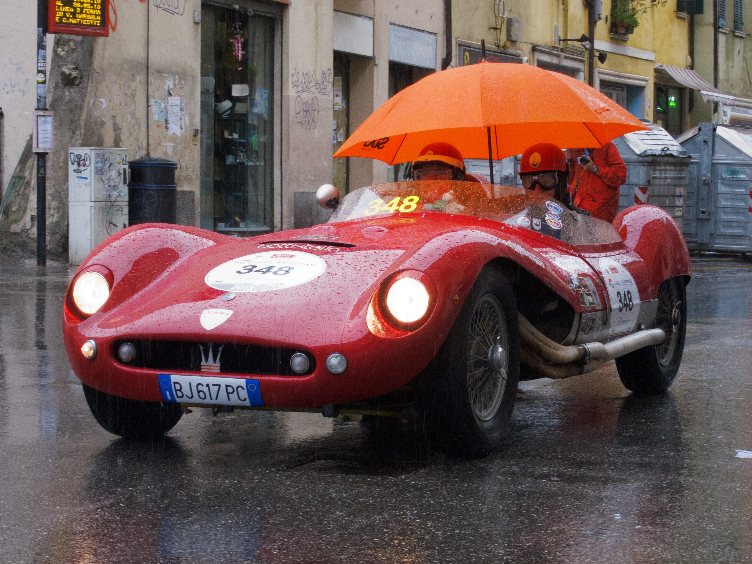 Mille Miglia cars - Brescia - Lombardy - Italy