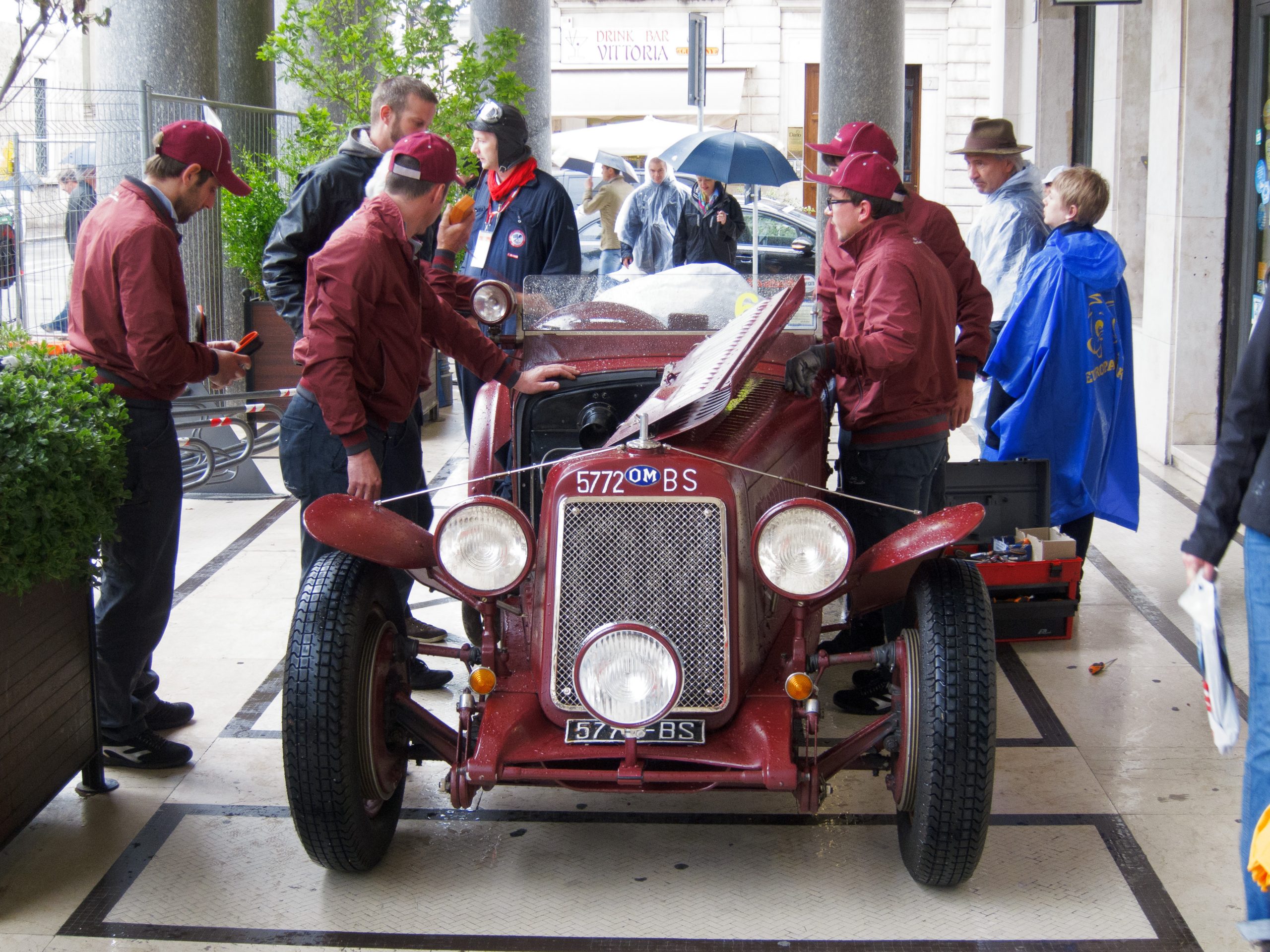 Mille Miglia cars - Brescia - Lombardy - Italy