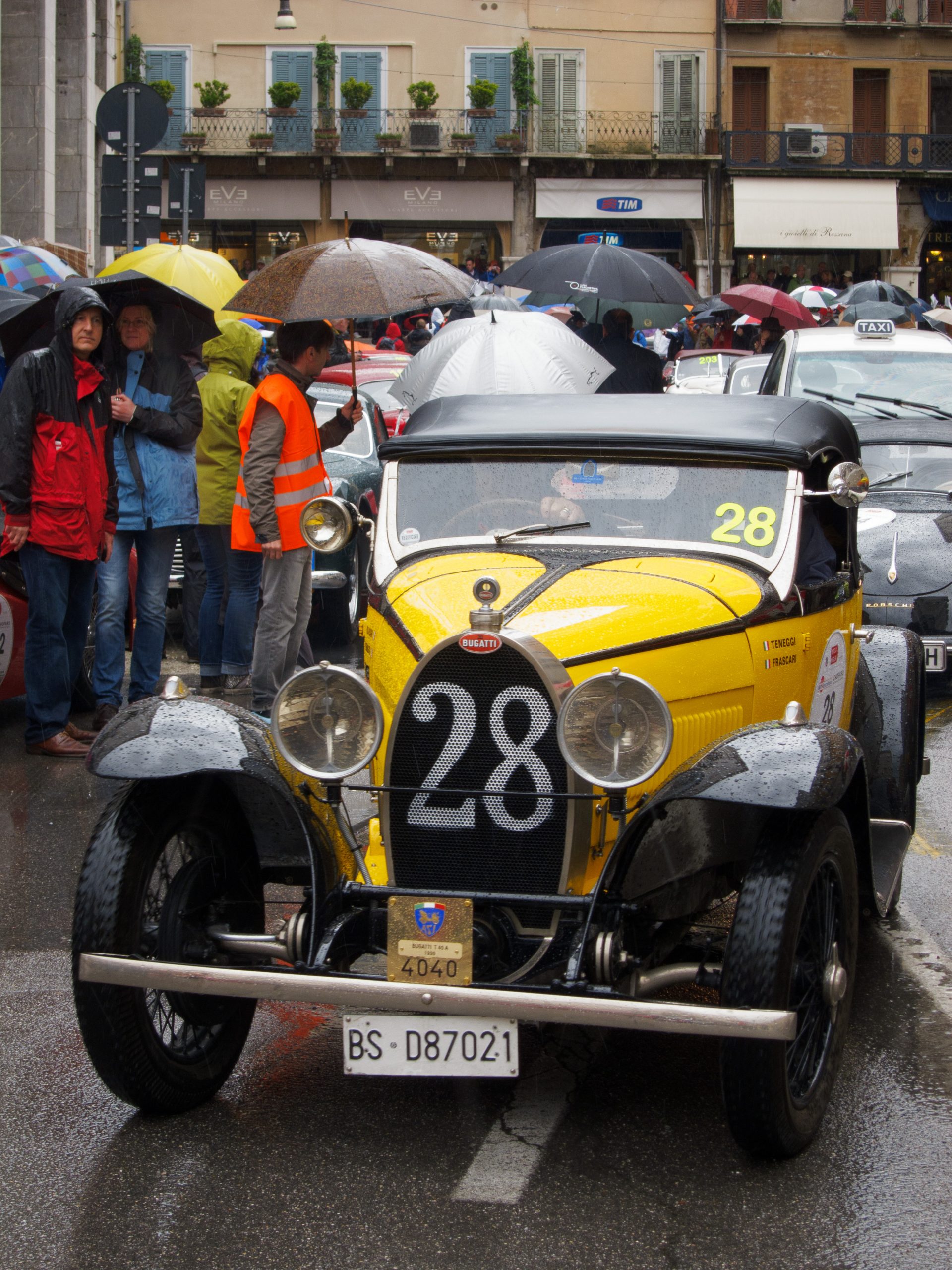 Mille Miglia cars - Brescia - Lombardy - Italy