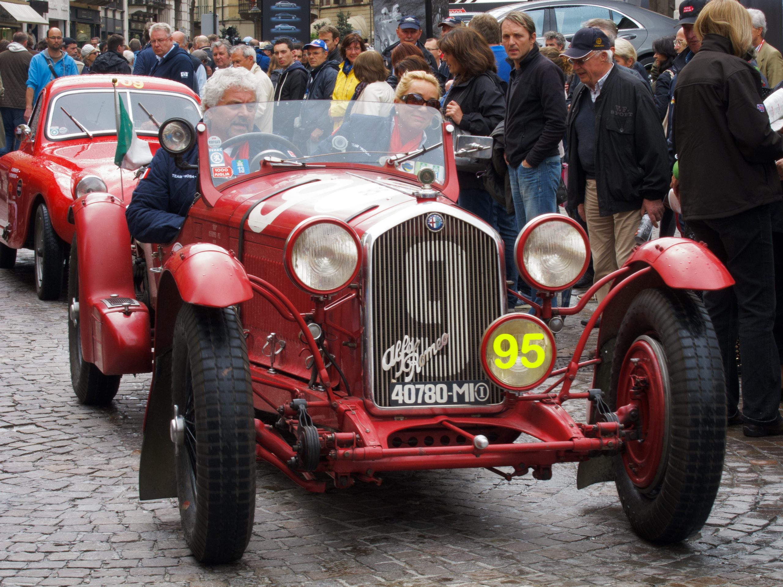 Mille Miglia cars - Brescia - Lombardy - Italy