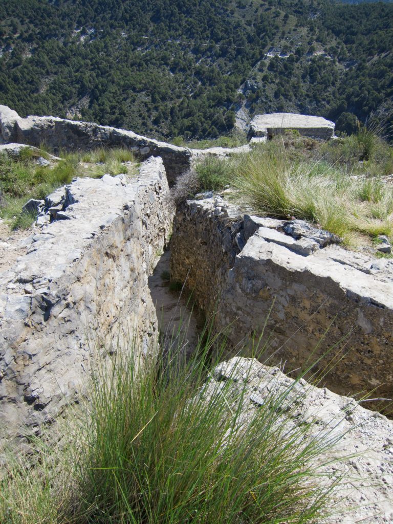 Spanish Civil War trenches - Cerro del Maullo - Andalucia - Spain