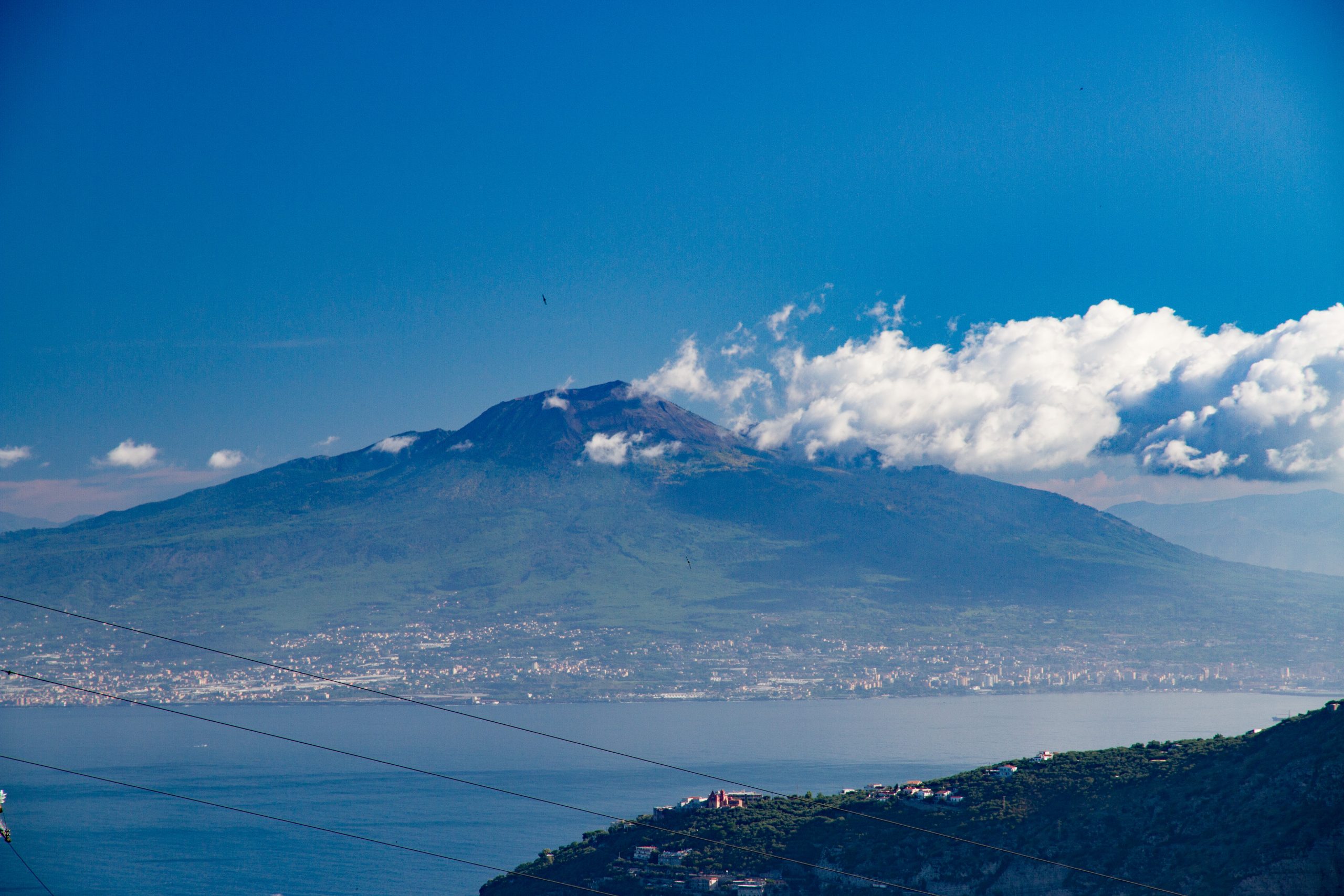 Vesuvius from the Hotel Prestige - Sorrento - Campania - Italy