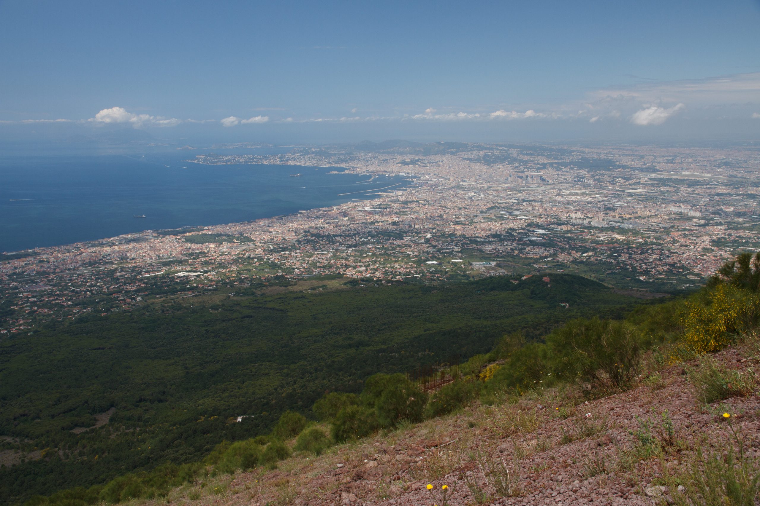 View of the Bay of Naples from Vesuvius - Naples - Campania - Italy