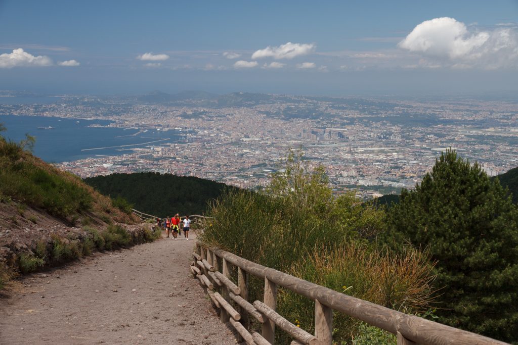 View of the Bay of Naples from Vesuvius - Naples - Campania - Italy
