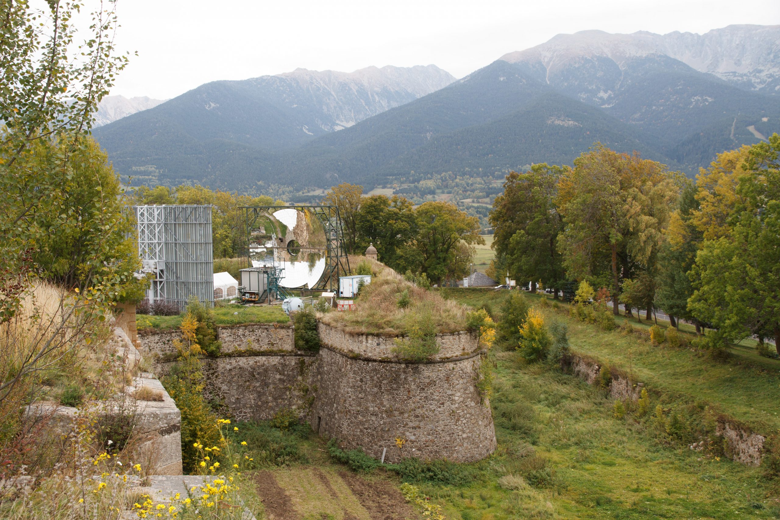 Solar furnace - Mont Louis - Languedoc-Roussillon - France