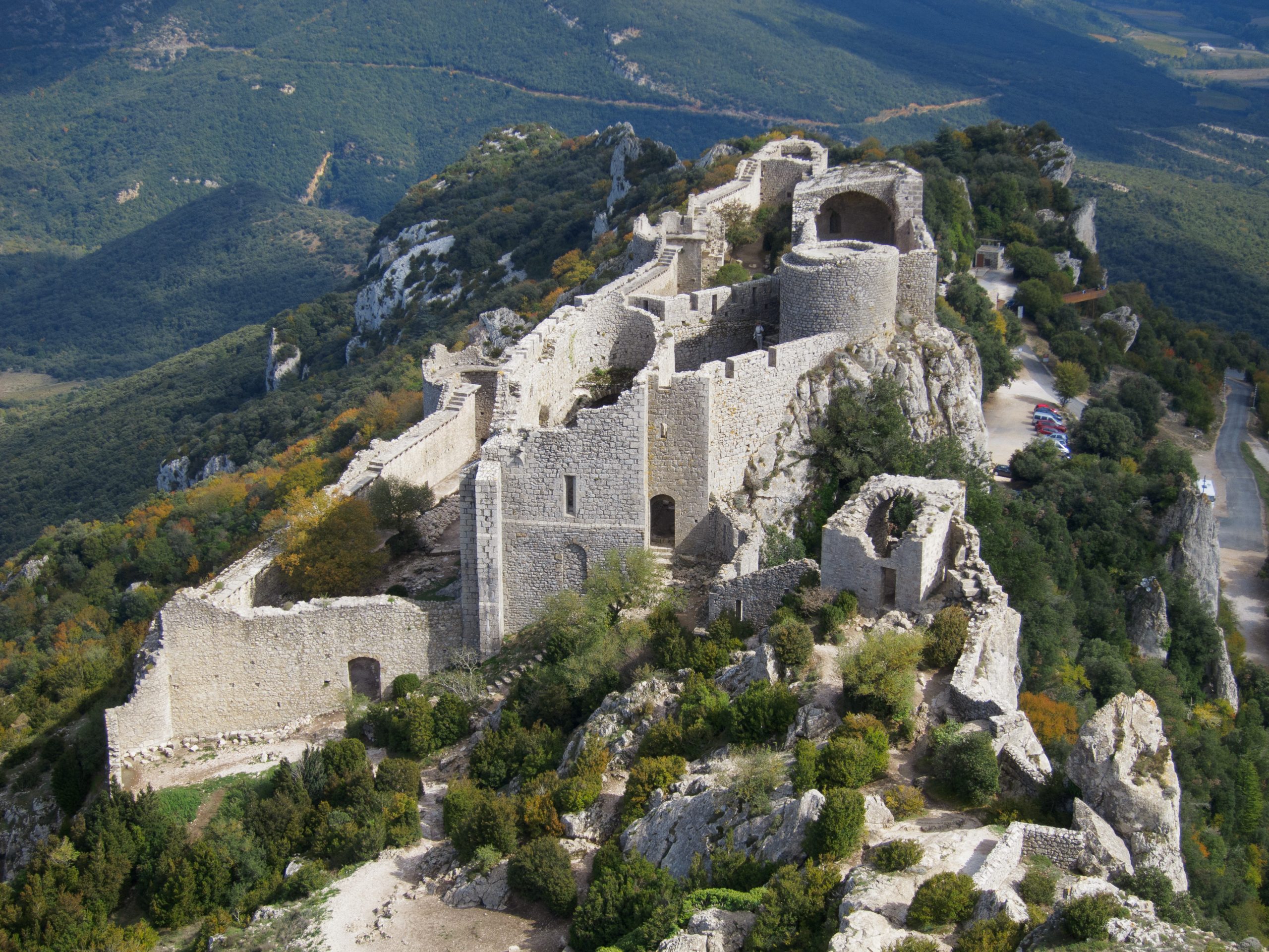 Chateau de Peyrepertuse - Peyrepertuse - Languedoc-Roussillon - France