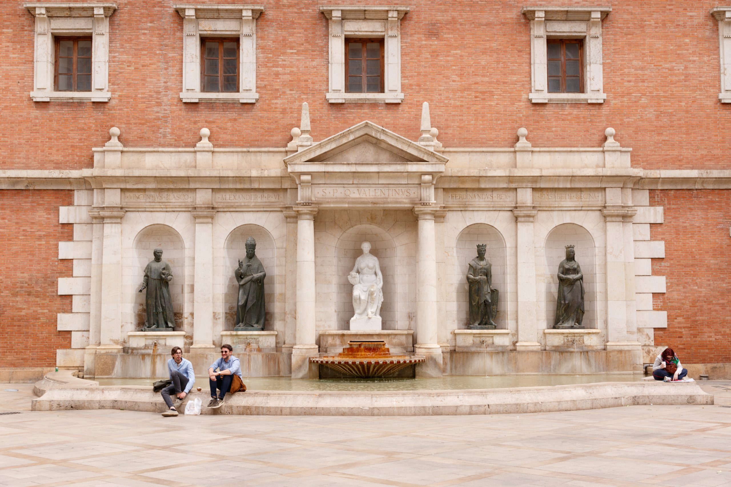 Placa del Col-legi del Patriarca - Valencia - Valencia - Spain