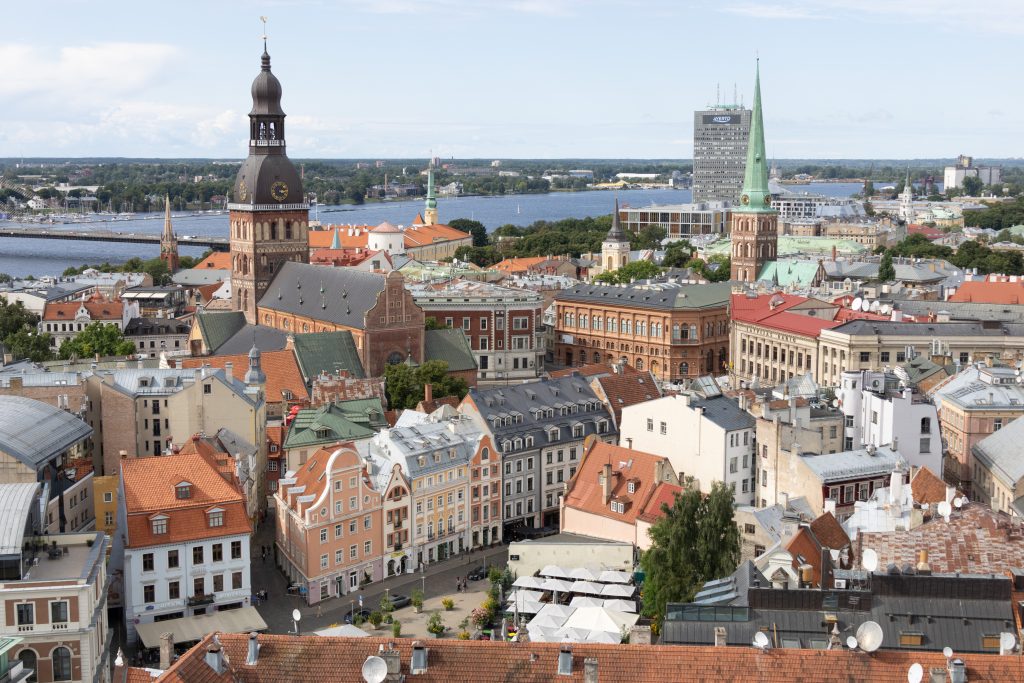 View from St. Peter's Church - Riga -  - Latvia