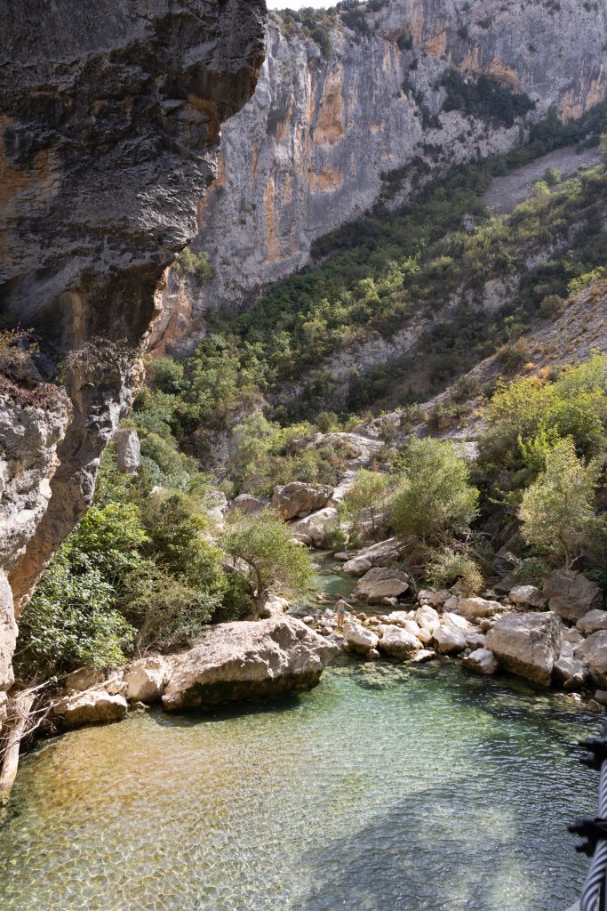 Pasarelas del Vero - Alquรฉzar - Huesca - Spain